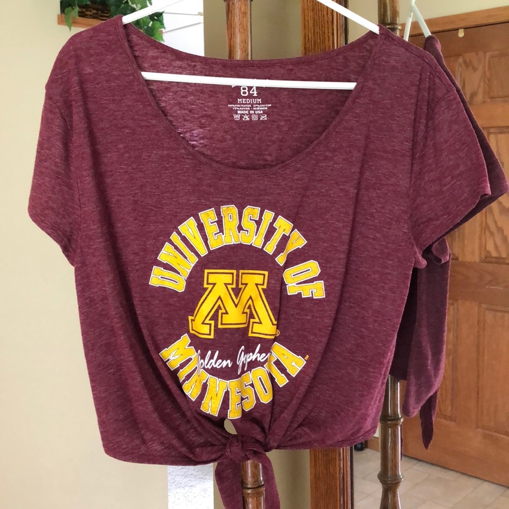 Official University of Minnesota Tie Up T-Shirt